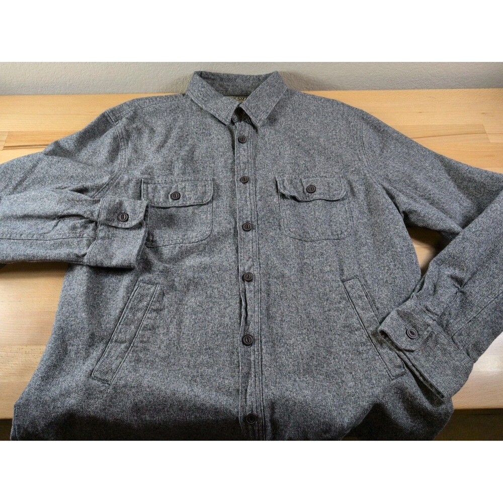 Grayers Outdoor Flannel Shacket Men's XL Gray Heavyweight Cold Weather Rated